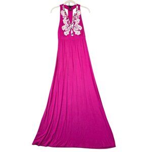 INC International Concepts Dress Womens XS Maxi Embroidered Sequin NWT Piñata